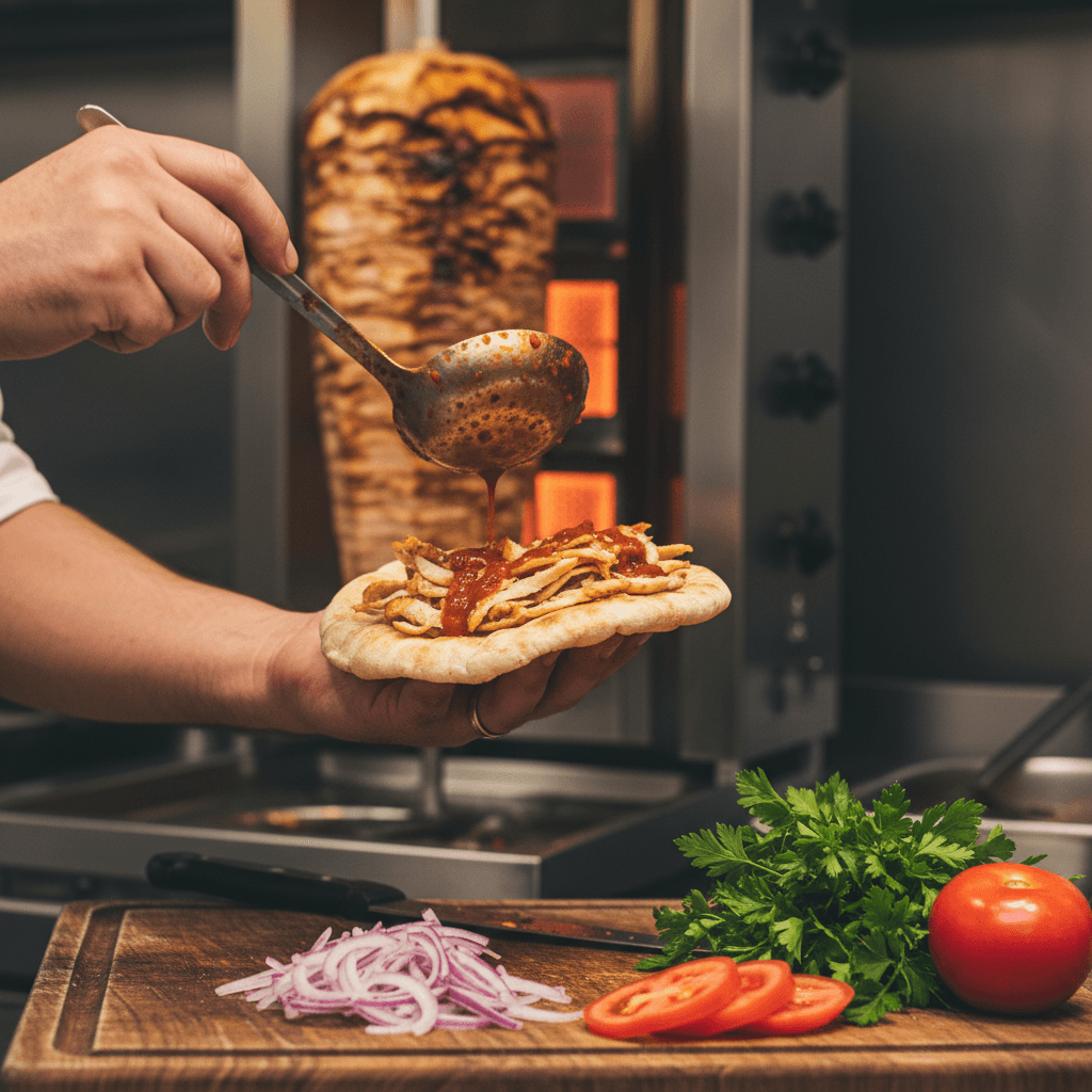 Lahmacun meat flatbread