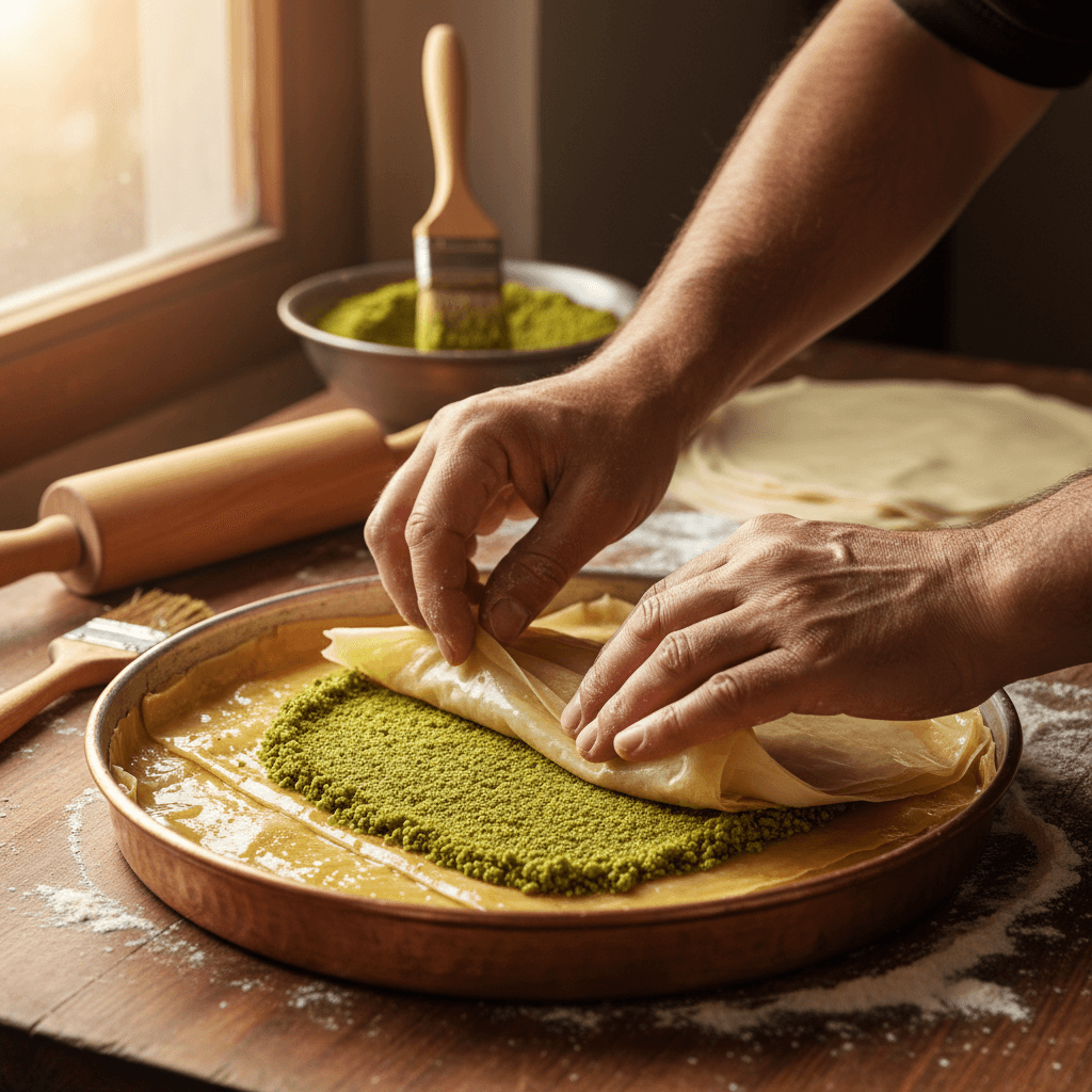 Baklava dessert